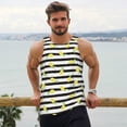 thumbnail image 6 of Salouo Lemon_1 for Men's Tank Tops,Sleeveless Muscle Shirts for Men Quick Dry Workout Tank Top Gym Muscle Tee Fitness Bodybuilding Sleeveless T Shirt-Medium, 6 of 7