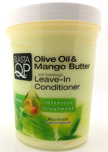 Elasta QP Olive Oil & Mango Butter Leave-In Conditioner, 32oz