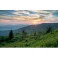 thumbnail image 2 of Summer Sunset Landscape Blue Wall Mural by Wallmonkeys Peel and Stick Graphic (48 in W x 31 in H) WM171554, 2 of 4