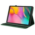 thumbnail image 2 of Allytech Samsung Galaxy Tab A 10.1" 2019 Case T510 T515 [NOT for T580], PU Leather Multi Angle Kickstand Folio Flip Shockproof Anti-scratch Case Cover for Samsung Galaxy Tab A 10.1 2019 T510,Green, 2 of 6
