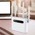 thumbnail image 3 of Enrutador MK1200 4G LTE/300 Mbps 802.11B/G/N/ cortafuegos con ranura para tarjeta Sim /para comunidad hogar fábrica Oficina US Jinwen Señal de amplificador inalámbrico, 3 of 8