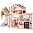 thumbnail image 1 of Juego de muebles Dollhouse ROBOTIME de madera con 29 muebles para muñecas de 10 a 15 cm, 1 of 9