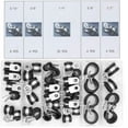 thumbnail image 1 of 42 piezas de abrazaderas para cables de acero inoxidable con revestimiento de goma, abrazaderas para mangueras y tubos, 1 of 5