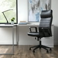 thumbnail image 5 of HON Basyx Commercial-Grade Attire Executive Chair, Black Bonded Leather (BSX110SB11T), 5 of 17
