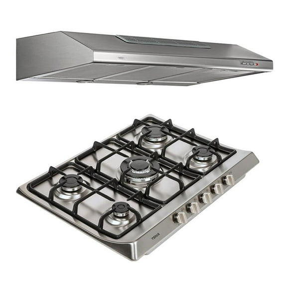 Set Parrilla y Campana Teka Acero Inox