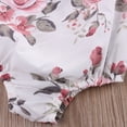 thumbnail image 3 of Cenuakty Newborn Girl Romper, 0-18M Long Sleeve Floral Bodysuit, Kids One Piece Suit, 3 of 8