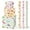 Pink Dinosaur, variant on Gleam Adorn Dinosaur Gift Wrapping Paper Rolls - 3 Rolls 17” x 120” Dino Kids Birthday Wrapping Paper Medium Roll Set Girl Pink Wrap Paper Happy Birthday Party Supply