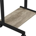 thumbnail image 4 of Yaheetech Rolling Laptop Computer Desk Table Tray Desk with Drawers and Printer Shelf on Wheels, Gray, 4 of 10