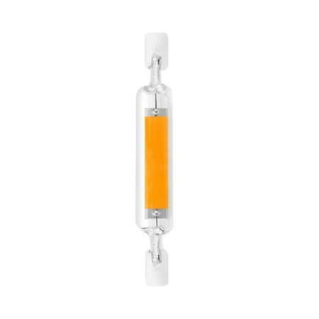 

clearance 10W Super Bright Dimmable Led R7s Glass Tube Cob Bulb Ceramics 78mm 118mm R7s
