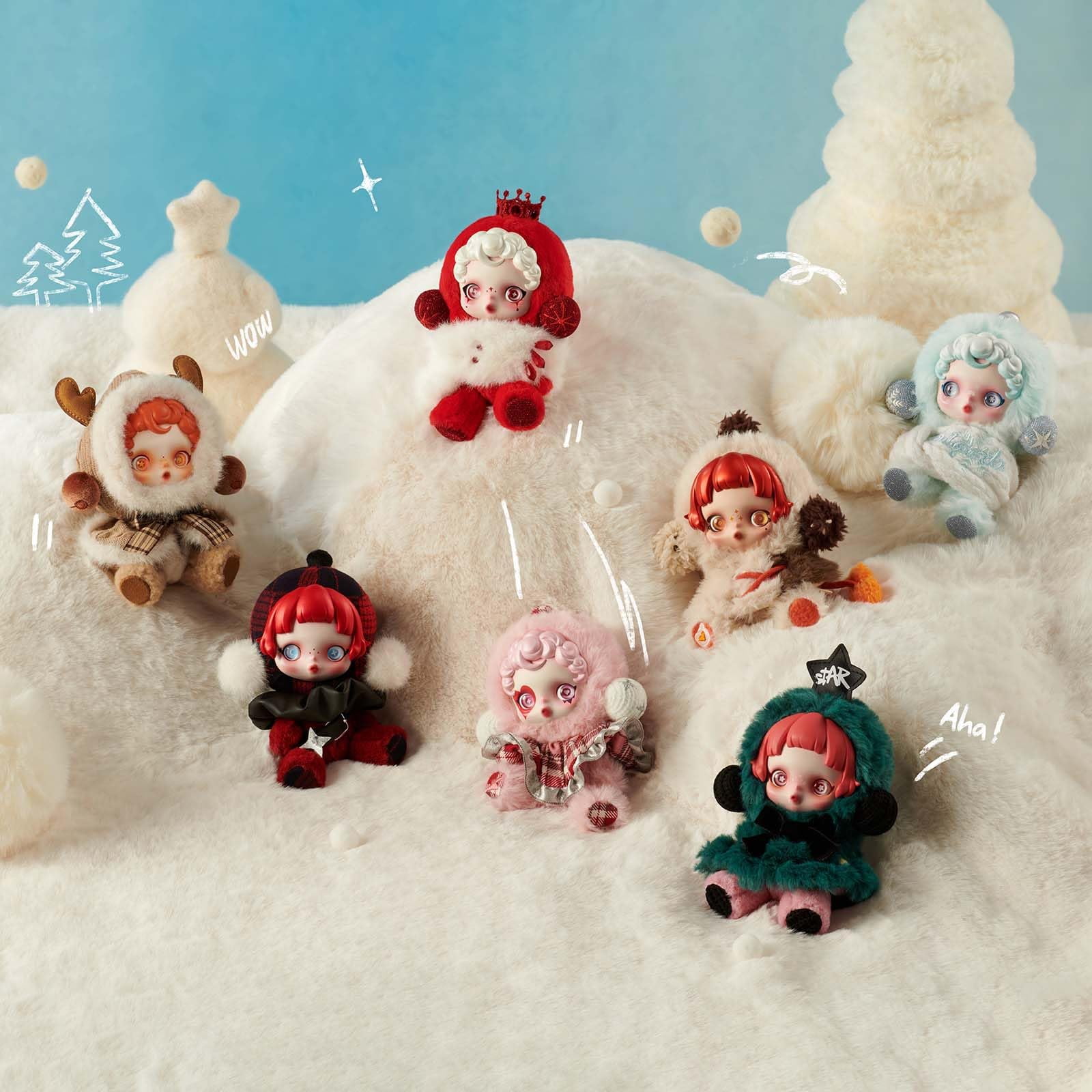 POP MART: SKULLPANDA Winter Symphony Series Plush - 1 Blind Box