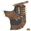 thumbnail image 6 of Hilason Western Large Bull Riding Chinks Chaps Adult Pro Rodeo Bronc Leather Brown, 6 of 6