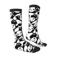 thumbnail image 3 of Easygdp Seamless Pattern Cute Panda Fashionable Adult Sockings&Sports Sockings&Breathable Sockings, Non-Pilling,Contrasting Color Design, 3 of 9