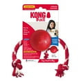 thumbnail image 2 of KONG® Ball with Rope Dog Toy, Small, for Dogs Up to 20 lbs, 2 of 7