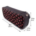 thumbnail image 3 of Lsque Beautiful Red Ladybug Printed Big Capacity PU Leather Pencil Case Large Pencil Pouch Stationery Pen Bag Pencil Holder for Teen, 3 of 6