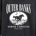 thumbnail image 3 of Instant Message - Outer Banks Running Horse - Women's Lightweight French Terry Long Sleeve Shirt, 3 of 6