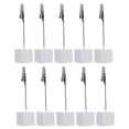 thumbnail image 2 of Table Number Holder, Portable Wooden Block White 10Pcs Table Card Holder  for Weddings Parties Meetings for Memos Reminders, 2 of 7