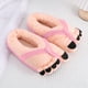 thumbnail image 4 of Feos Peluche Caseras Novedades Suaves Dibujos Pantalones Difusos Punta Con El Dedo Los Pies Sin Deslizamiento para Interior, 4 of 9