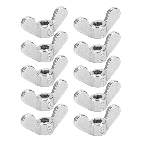Butterfly Nuts10Pcs Wing Nuts 304 Hardware Tools Stainless Steel Wing Nuts Professional Grade