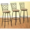 TMS Avery AdjustableHeight Bar Stool, Multiple Colors, Set of 3