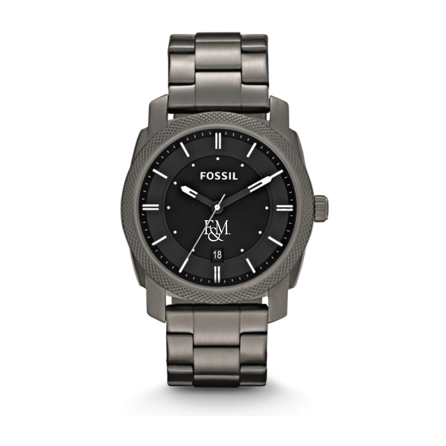 Fossil Franklin & Marshall Diplomats Machine Smoke Stainless Steel Watch