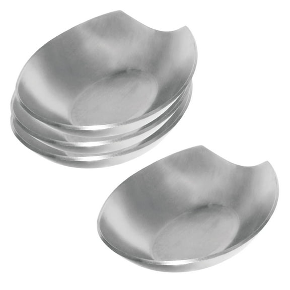 Spooner Stainless Steel Spoon Rest (5.25" x 3.5") - Set of 4