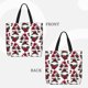 thumbnail image 2 of Easygdp Rose Flowers Bolsa Tote para Mujer, Bolso de Hombro para Trabajo, Playa, Viajes, Compras y Supermercado, 2 of 7
