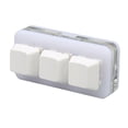 thumbnail image 1 of USB Mini 3 Key Keypad, Portable Mini Macro Programming Keyboard with RGB LED Backlight, Mechanical Gaming Keyboard for Pi, Phone and Tablet, 1 of 8