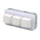 thumbnail image 2 of Mini teclado USB de 3 teclas con retroiluminación LED RGB compatible con intercambio en caliente OSU HID teclado de programación macro para Windows para OS X para Linux blanco, 2 of 5