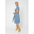thumbnail image 3 of Leota Women's Brittany Short Sleeve Jersey Dress Blue Size 1X, 3 of 3