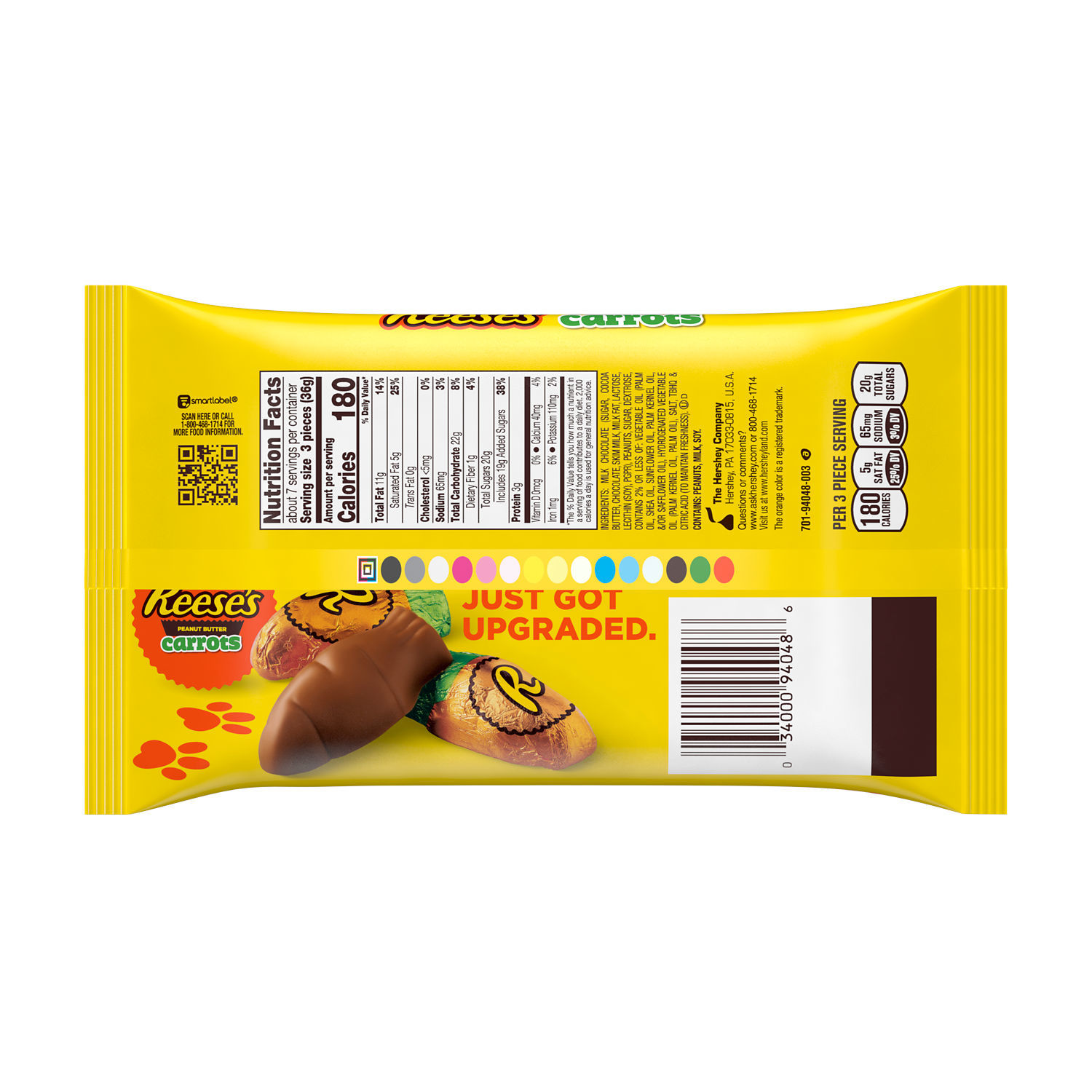 Reese's Milk Chocolate Peanut Butter Creme Carrots Easter Candy, Bag 9 oz - image 2 of 8