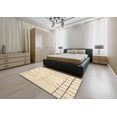 thumbnail image 5 of Ahgly Company Machine Washable Indoor Rectangle Contemporary Brown Area Rugs, 2' x 5', 5 of 7