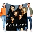 thumbnail image 1 of Friends anti-pilling, suave, ligera, esponjosa y acogedora de lujo para hogar y cocina – Perfecta para niños y adultos, 100 x 150 cm, 1 of 6