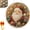 Santa, variant on 2026 Christmas Pearl Diamond Art Hanging Ornament Kit, Xmas Pearl Diamond Art Ornament Kit | DIY Holiday Hanging Decor, Double-Sided Display, Relaxing & Beginner-Friendly,Holiday Wreath