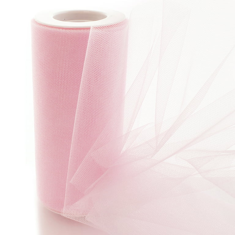 Singer Orange Tulle Fabric Rolls 6 inch by 100 Yards (300 ft)