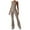 Khaki, variant on One Piece Jumpsuits for Women Casual Tight Yoga Dance Sports Solid Color Slim Fit Straight Leg Fitness Hip Lift Yoga Summer Rompers Jumpers with Pockets