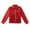 A Red, variant on YONGHS Kids Girls Shiny Sequined Hip-Hop Jazz Choir Shirt Long Sleeve Stage Performance Jacket Dancewear