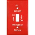 thumbnail image 1 of Morris Products 83491 Plaques de Commutation en Métal d'Urgence 1 Huile de Gang, 1 of 2