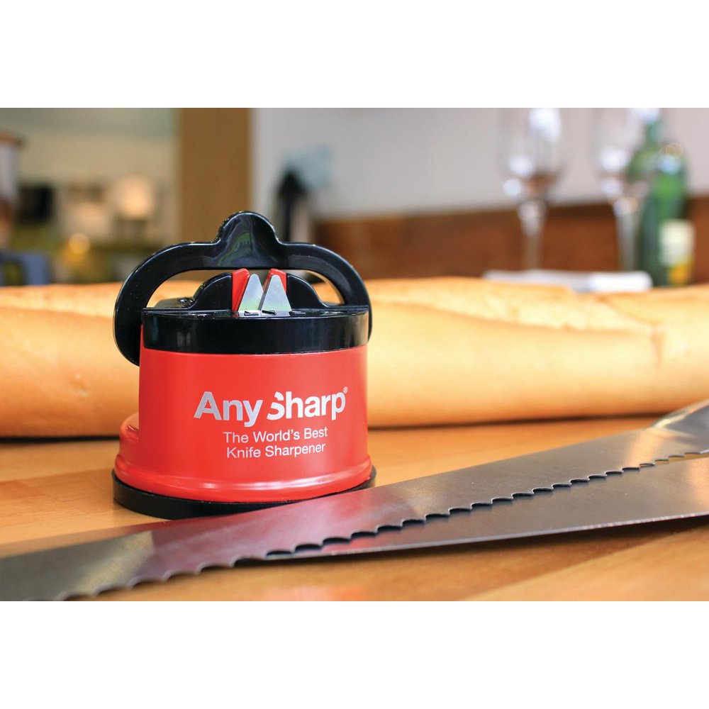 AnySharp Knife Sharpener Pro, Red