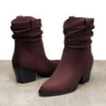 thumbnail image 3 of BURUDANI Women's Slouchy Western Ankle Boots, 3 of 6