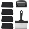 thumbnail image 1 of 6 Pcs Griddle Cleaning Kit Professional Flat Top Grill Cleaner Tool, 1 of 11