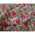 thumbnail image 4 of oneOone Silk Tabby Fabric Leaves & Floral Block Printed Craft Fabric BTY 42 Inch Wide, 4 of 4