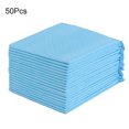 thumbnail image 2 of Flmtop 20/40/50/100Pcs Absorbent Dog Pee Pad Toilet Training Mat Disposable Diapers Blue, 2 of 9