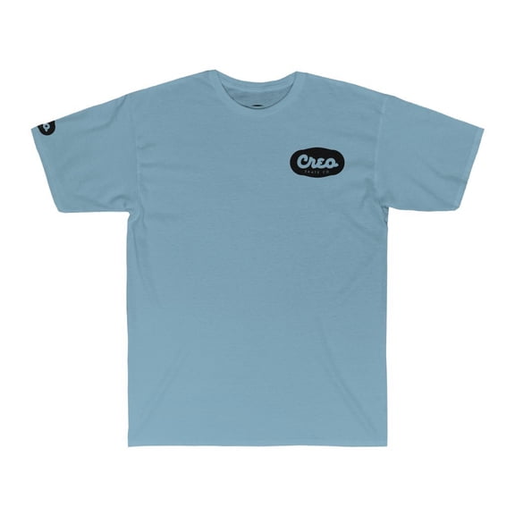 Printify Creo Skate Co Quarantine  Men's S Blue Short Surf Tee