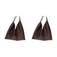 thumbnail image 2 of Sonducket Bolso de mano de cuero de PU de gran tamaño, bolso elegante y duradero para mujer, bolsas de viaje para café escolar café 2Conjunto, 2 of 6