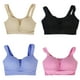 thumbnail image 5 of Sujetador Deportivo Push Up De Cobertura Total Sin Costuras Deep-V Morado Claro XL Sunnimix Sostén deportivo, 5 of 8