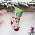 thumbnail image 4 of Medias navideñas, medias colgantes para decoración navideña familiar, decoración de fiestas navideñas, 4 of 5