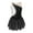 Black, variant on Kids Girls Mesh Splice Ballet Dance Tutu Dress Ice Skating Competition Costume Leotard Green 6