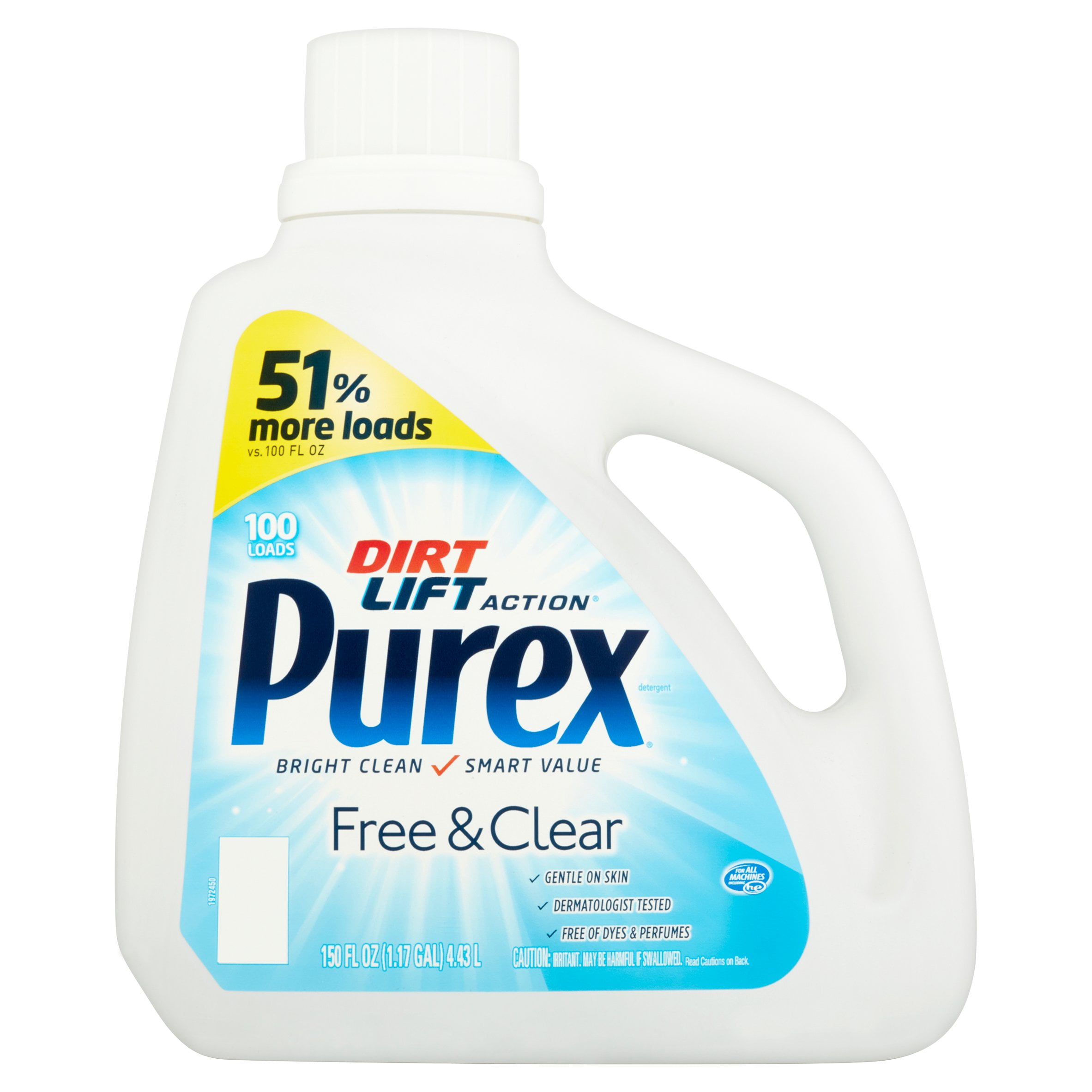 Purex Dirt Lift Action Tahitian Breeze Laundry Detergent 150 fl