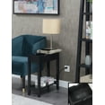 thumbnail image 6 of Convenience Concepts American Heritage Flip Top End Table with Charging Station, Faux Birch/Black, 6 of 8
