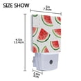 thumbnail image 4 of Yayeee LED Night Light for The Home Plug in With Light Sensors 2 Pack, Red Watermelon, 4 of 6